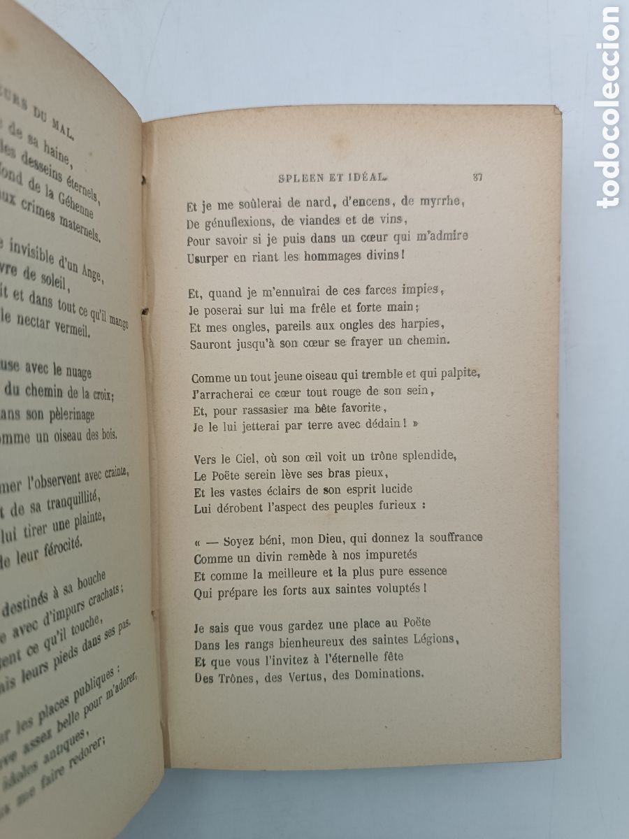 Libros antiguos: Charles Boudelaire Les fleurs du mal 1913 - Foto 5