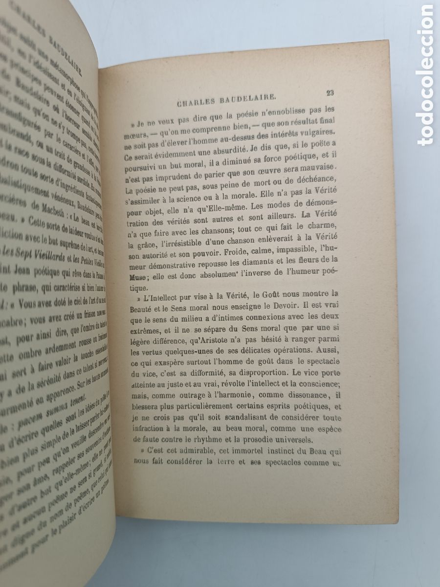 Libros antiguos: Charles Boudelaire Les fleurs du mal 1913 - Foto 6