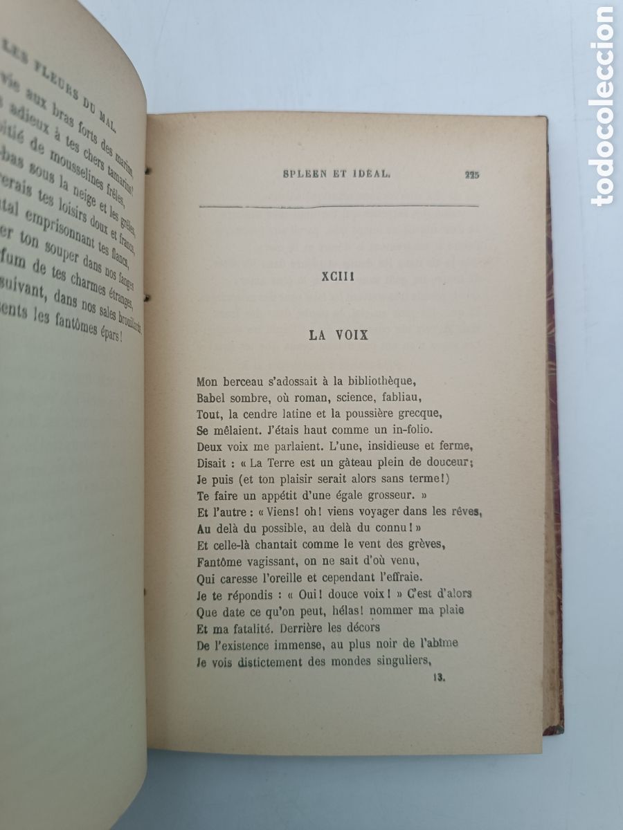 Libros antiguos: Charles Boudelaire Les fleurs du mal 1913 - Foto 7
