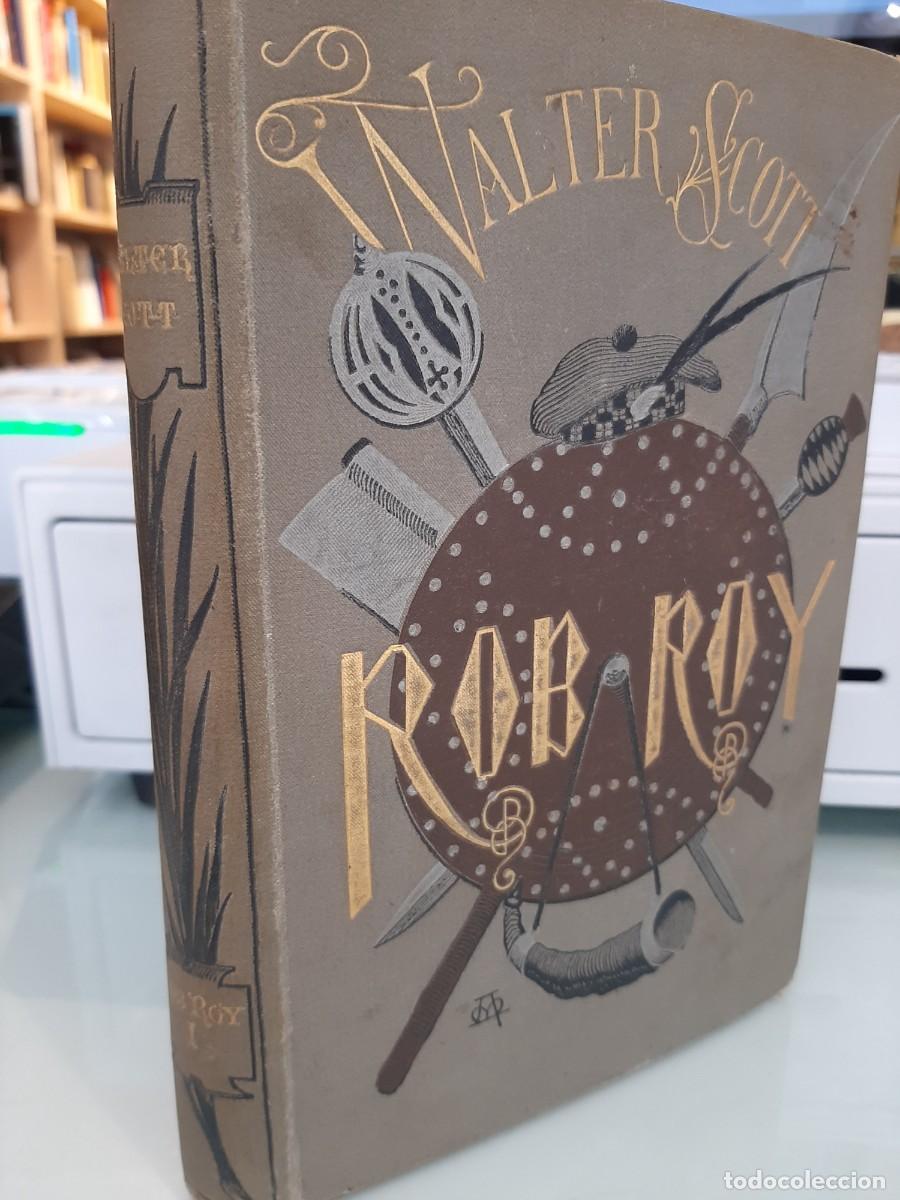 Libros antiguos: Walter Scott. Rob Roy. Tomo I - Foto 2