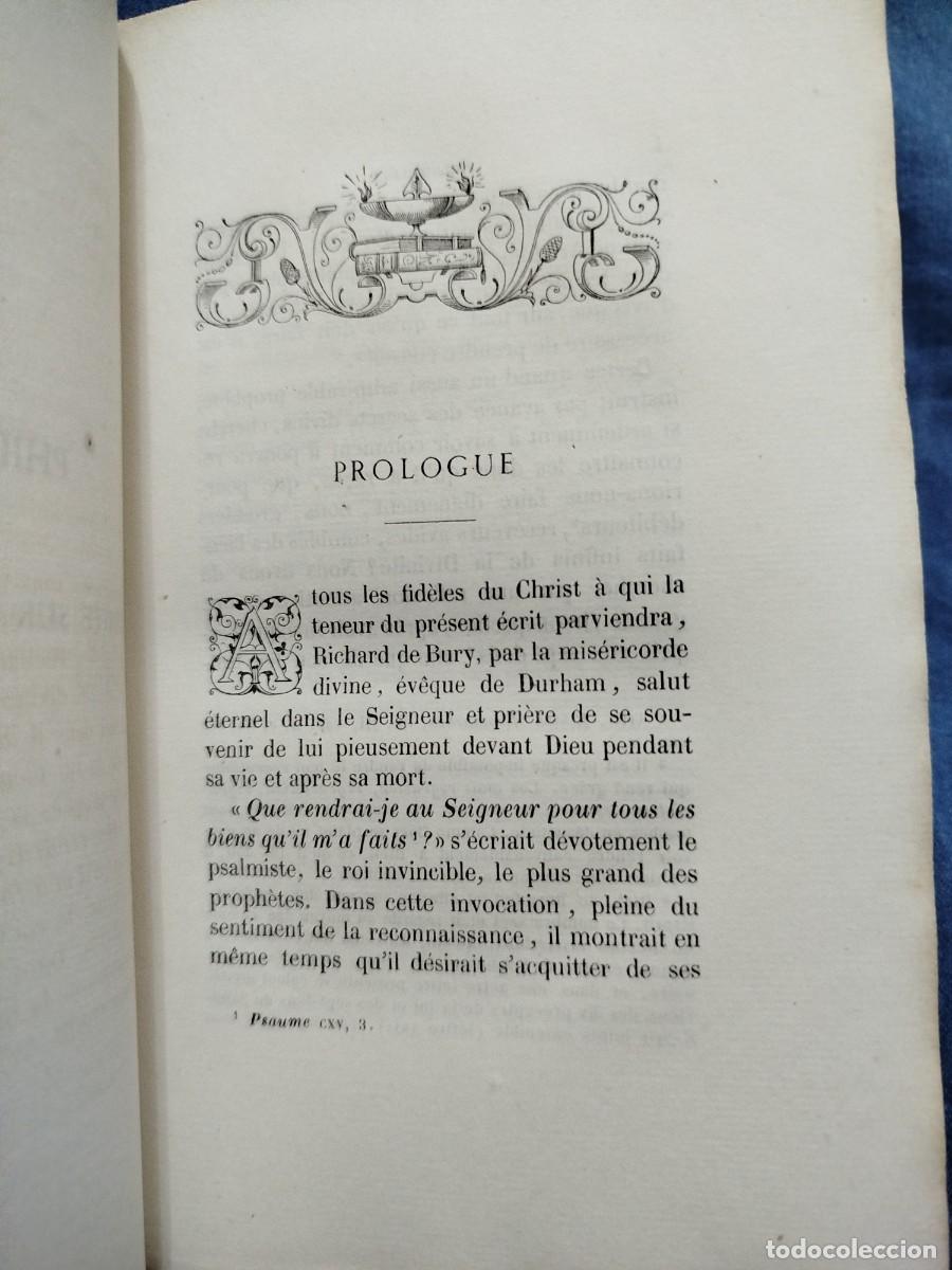 Libros antiguos: 1856. Philobiblion. Richard de Bury. - Foto 4