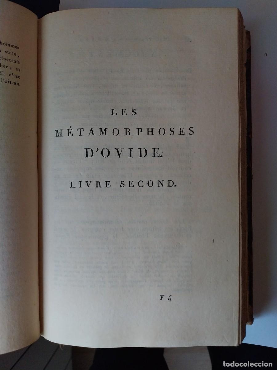 Libros antiguos: Les Metamorphoses de DOvide A&ntilde;o 1802 - Foto 7