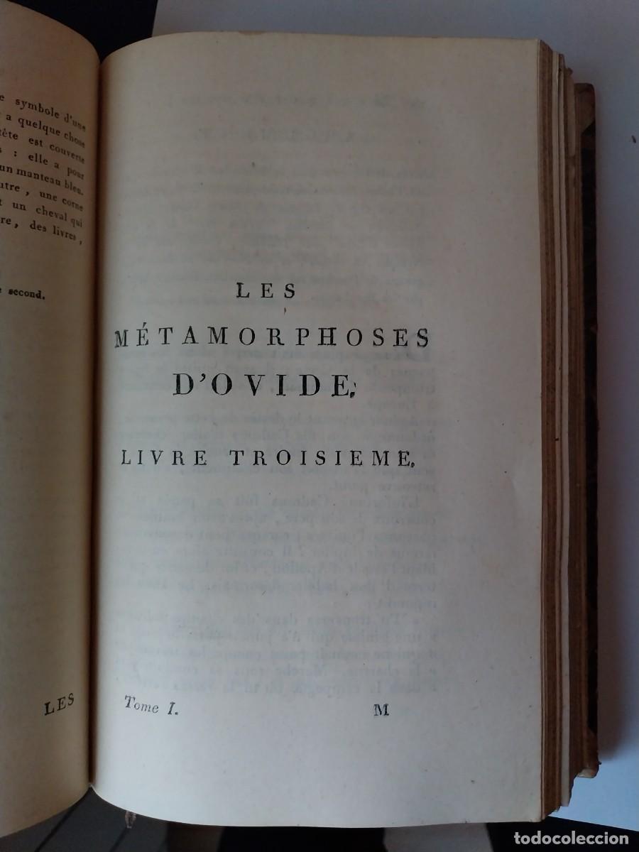 Libros antiguos: Les Metamorphoses de DOvide A&ntilde;o 1802 - Foto 8