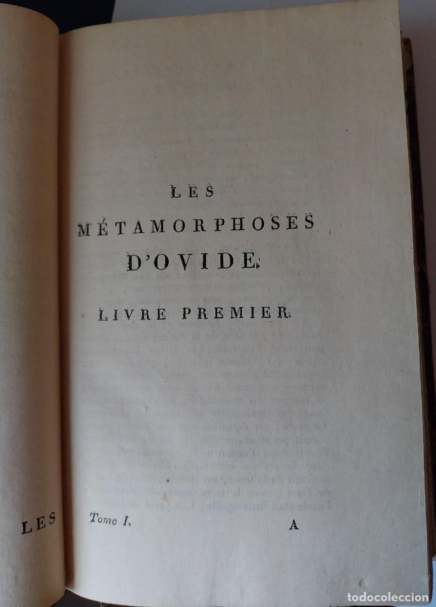 Libros antiguos: Les Metamorphoses de DOvide A&ntilde;o 1802 - Foto 10