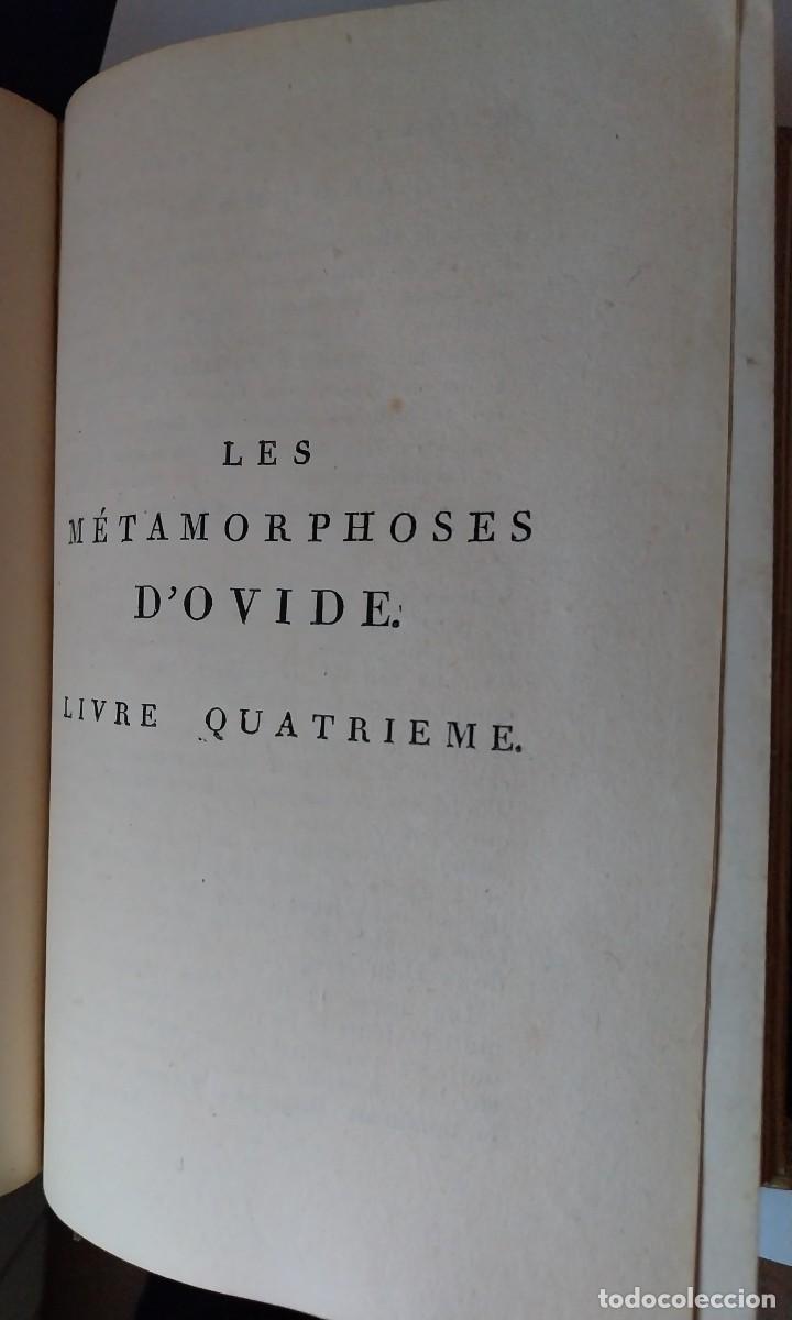 Libros antiguos: Les Metamorphoses de DOvide A&ntilde;o 1802 - Foto 12