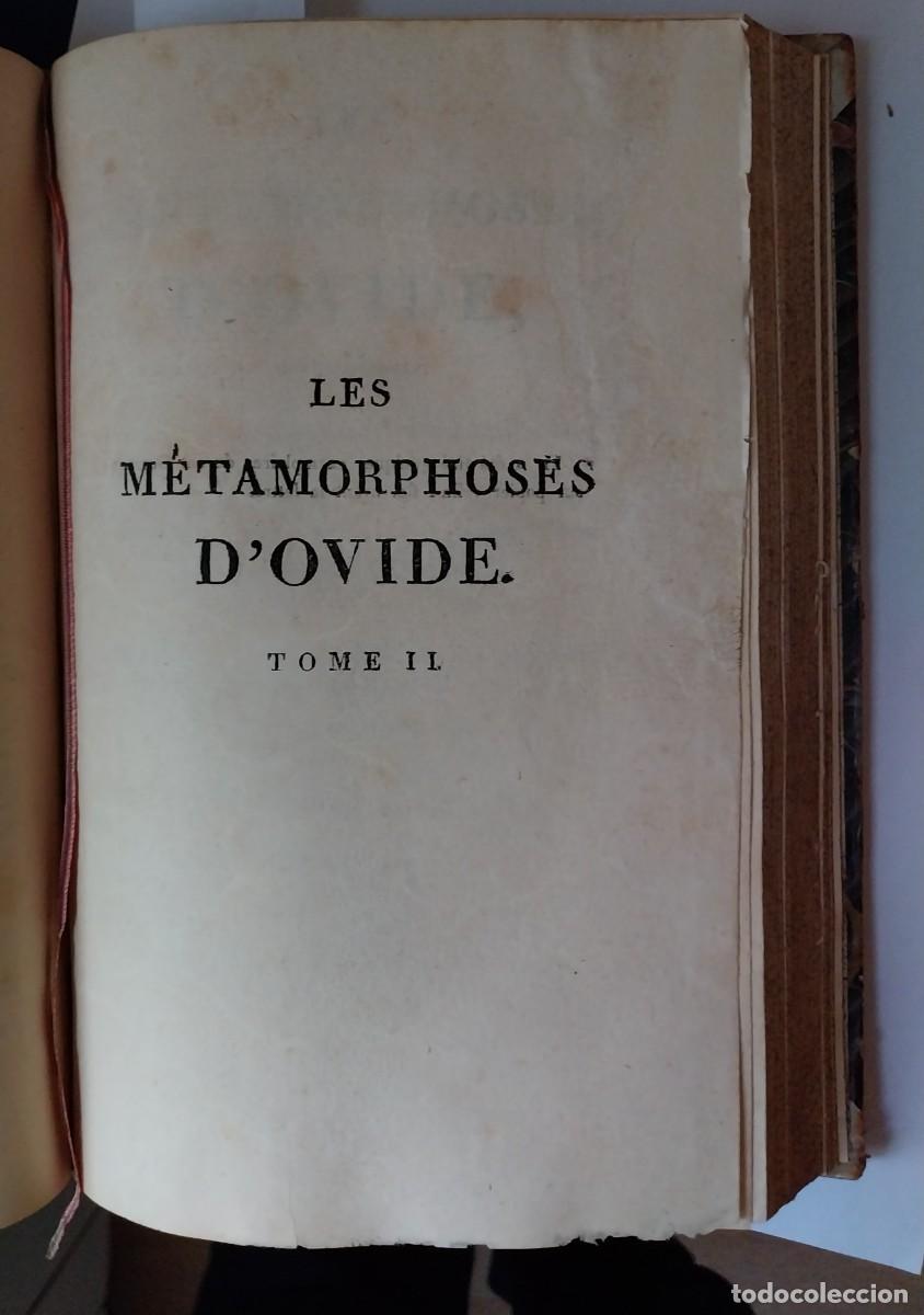 Libros antiguos: Les Metamorphoses de DOvide A&ntilde;o 1802 - Foto 13