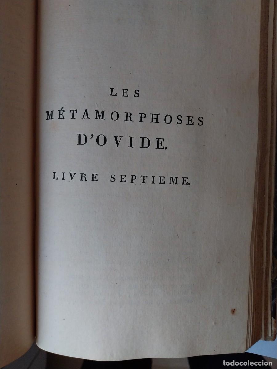 Libros antiguos: Les Metamorphoses de DOvide A&ntilde;o 1802 - Foto 14