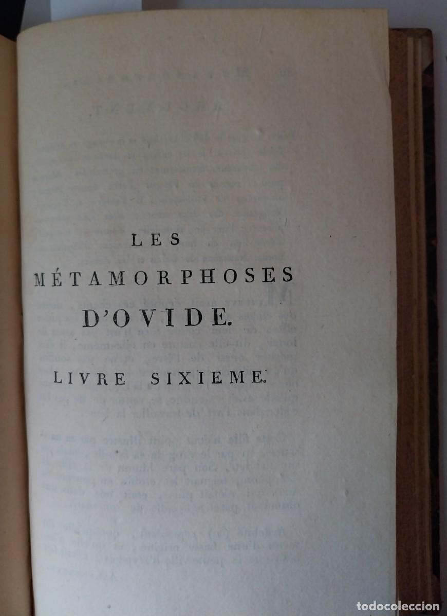 Libros antiguos: Les Metamorphoses de DOvide A&ntilde;o 1802 - Foto 15