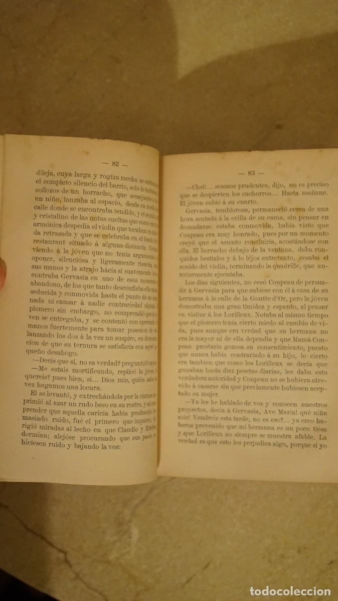 Libros antiguos: Lassommoir (la TABERNA) - Emilio Zola, 1880 - Foto 4
