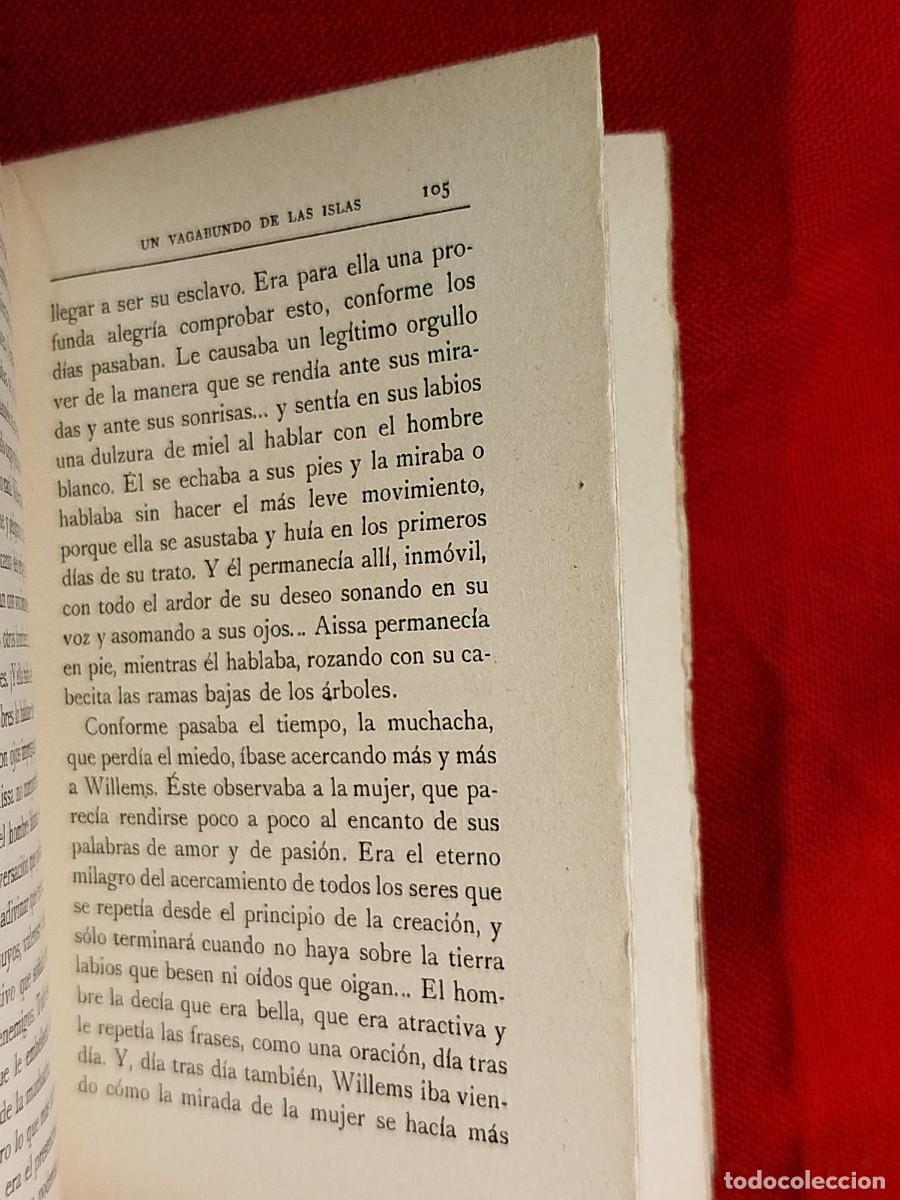 Libros antiguos: 1931. Un vagabundo de las islas. Joseph Conrad. - Foto 4