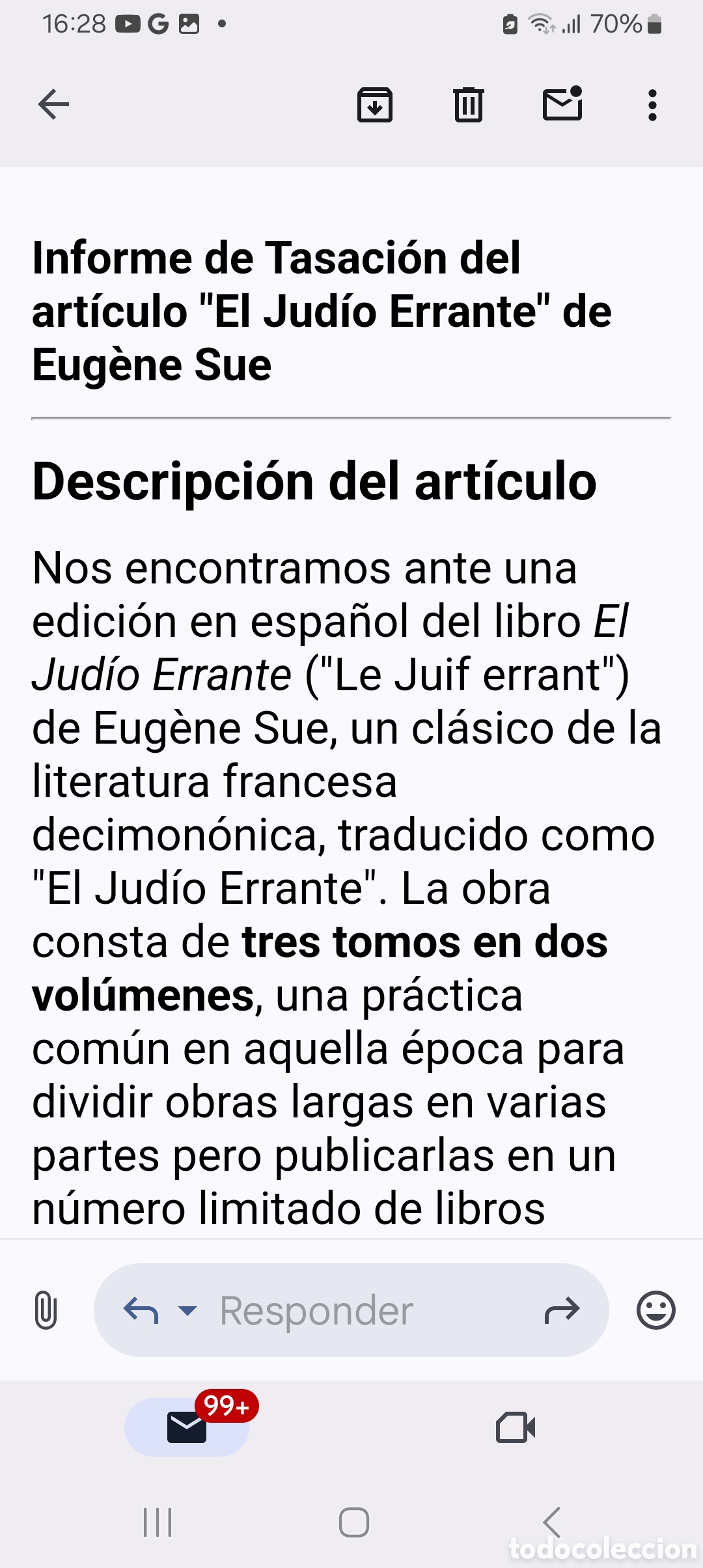 Libros antiguos: El judio errante,Egenio de Sue - Foto 7
