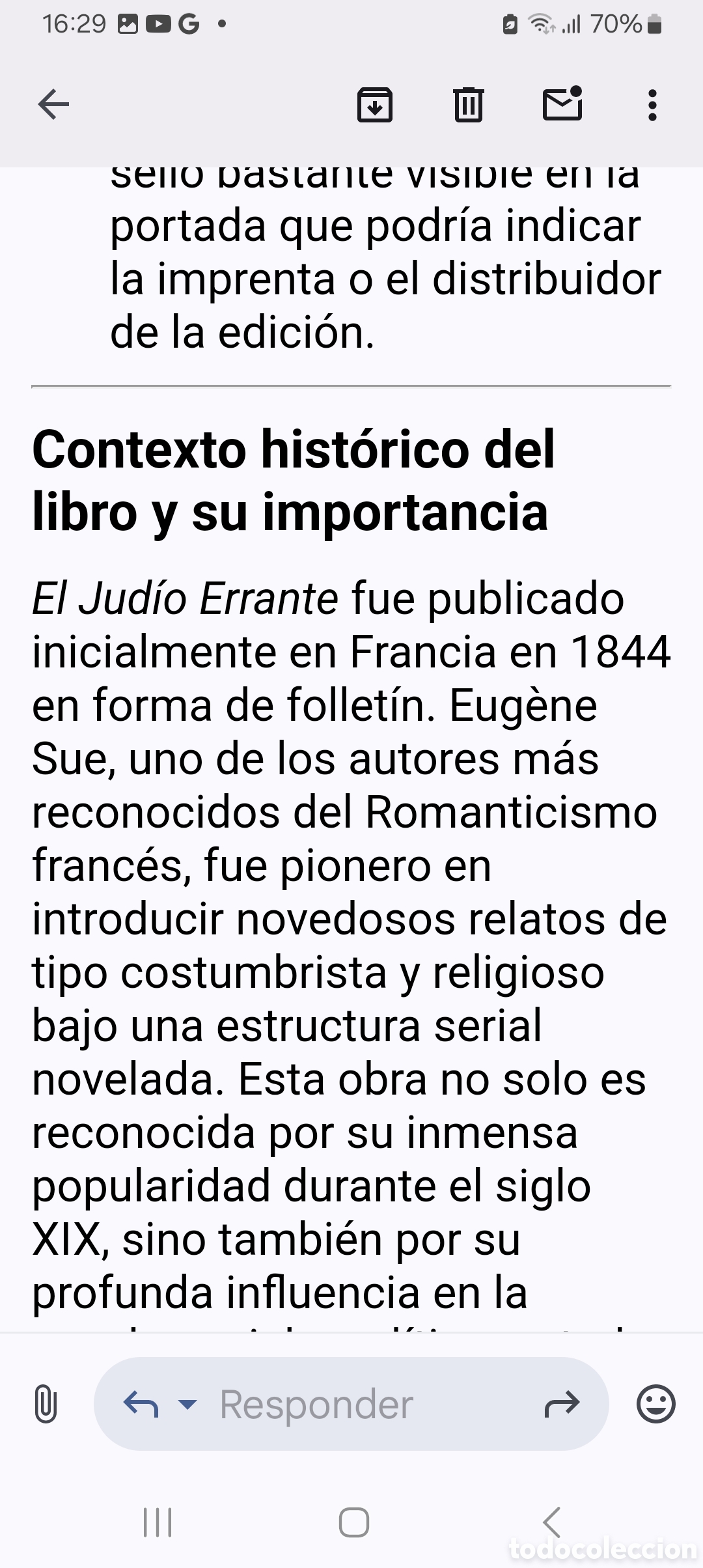 Libros antiguos: El judio errante,Egenio de Sue - Foto 9