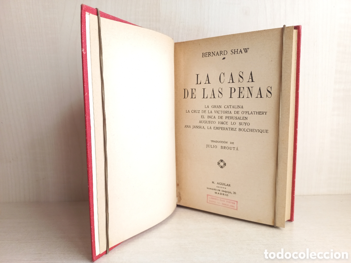 Libros antiguos: La casa de las penas. Bernard Shaw. Aguilar. - Foto 4
