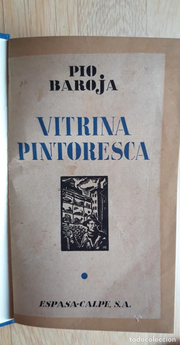 Libros antiguos: Vitrina Pintoresca. Pio Baroja - Foto 1