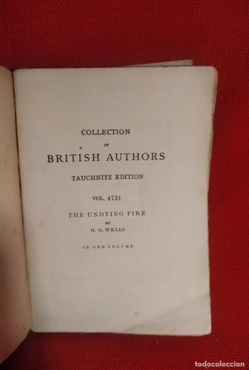 Libros antiguos: 1926. Undying fire. H. G. Wells. - Foto 2