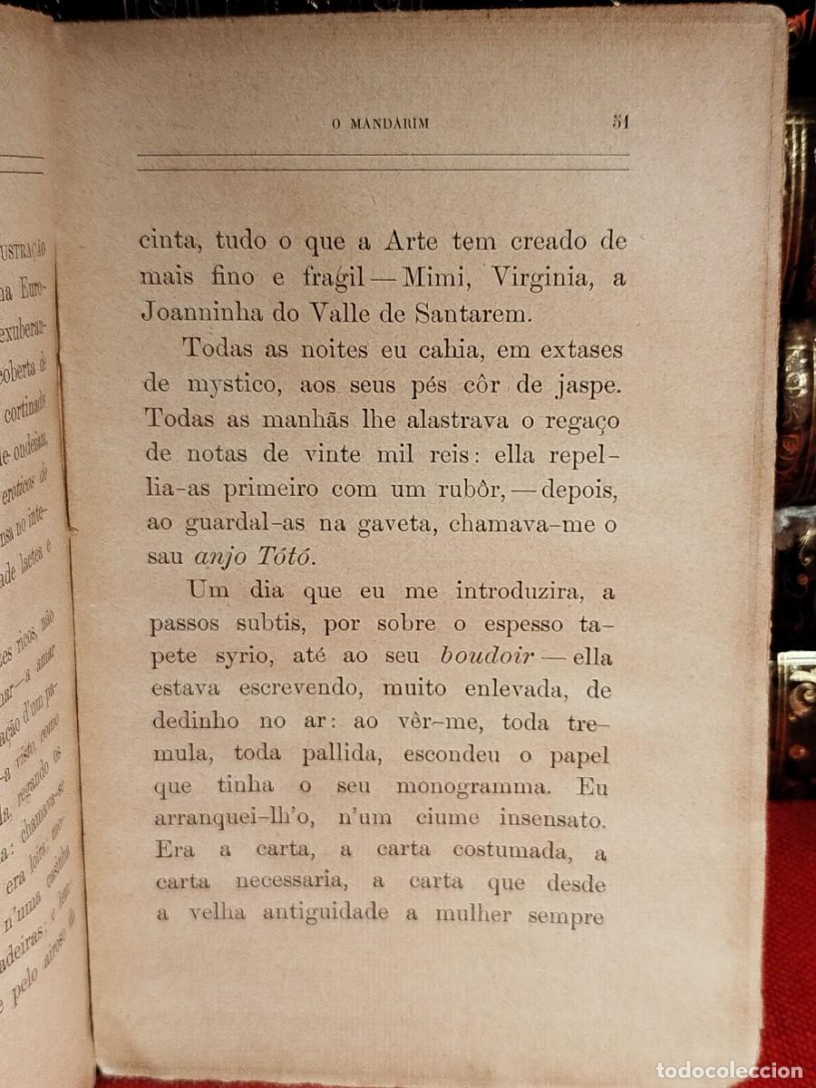 Libros antiguos: 1900. O Mandarim. E&ccedil;a de Queiroz. - Foto 7