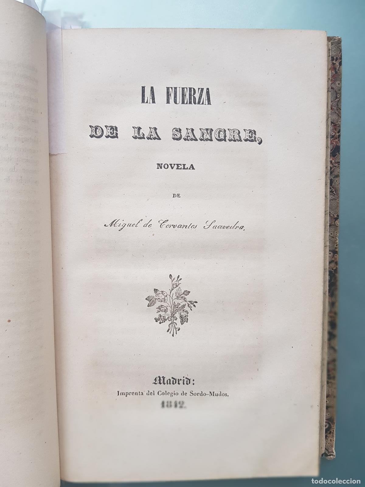 Libros antiguos: Novelas ejemplares. Cervantes - Foto 7