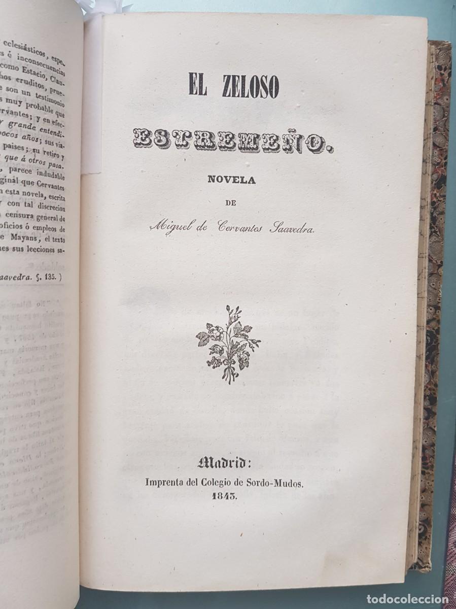 Libros antiguos: Novelas ejemplares. Cervantes - Foto 10