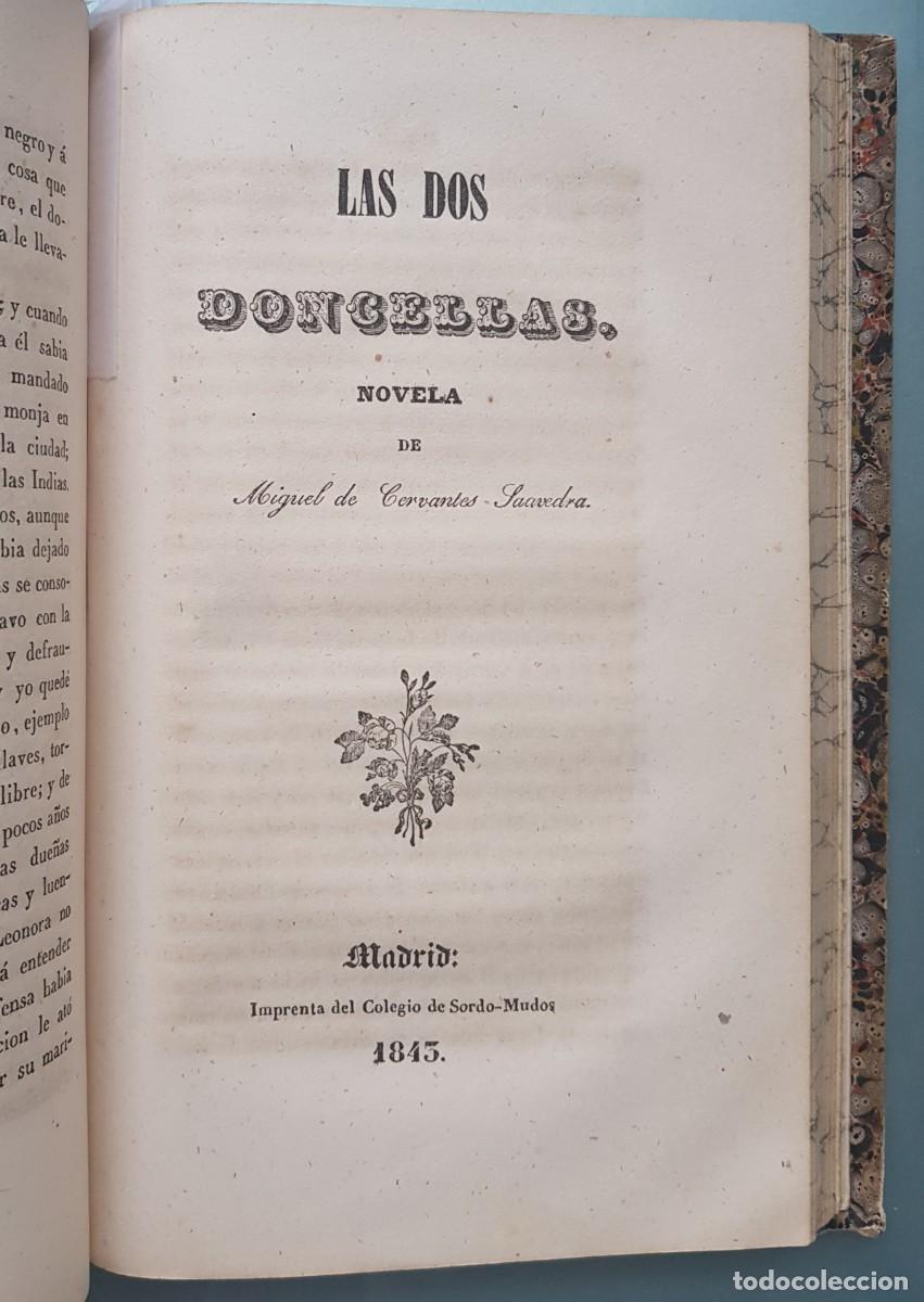 Libros antiguos: Novelas ejemplares. Cervantes - Foto 12