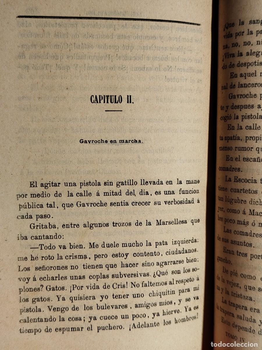 Libros antiguos: 1869. Los miserables. Victor Hugo. - Foto 6