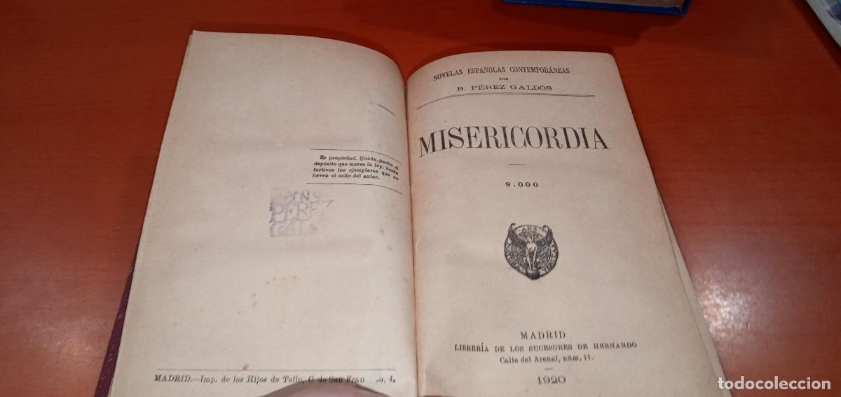 Libros antiguos: Misericordia P&eacute;rez Gad&oacute;s 1920 - Foto 1