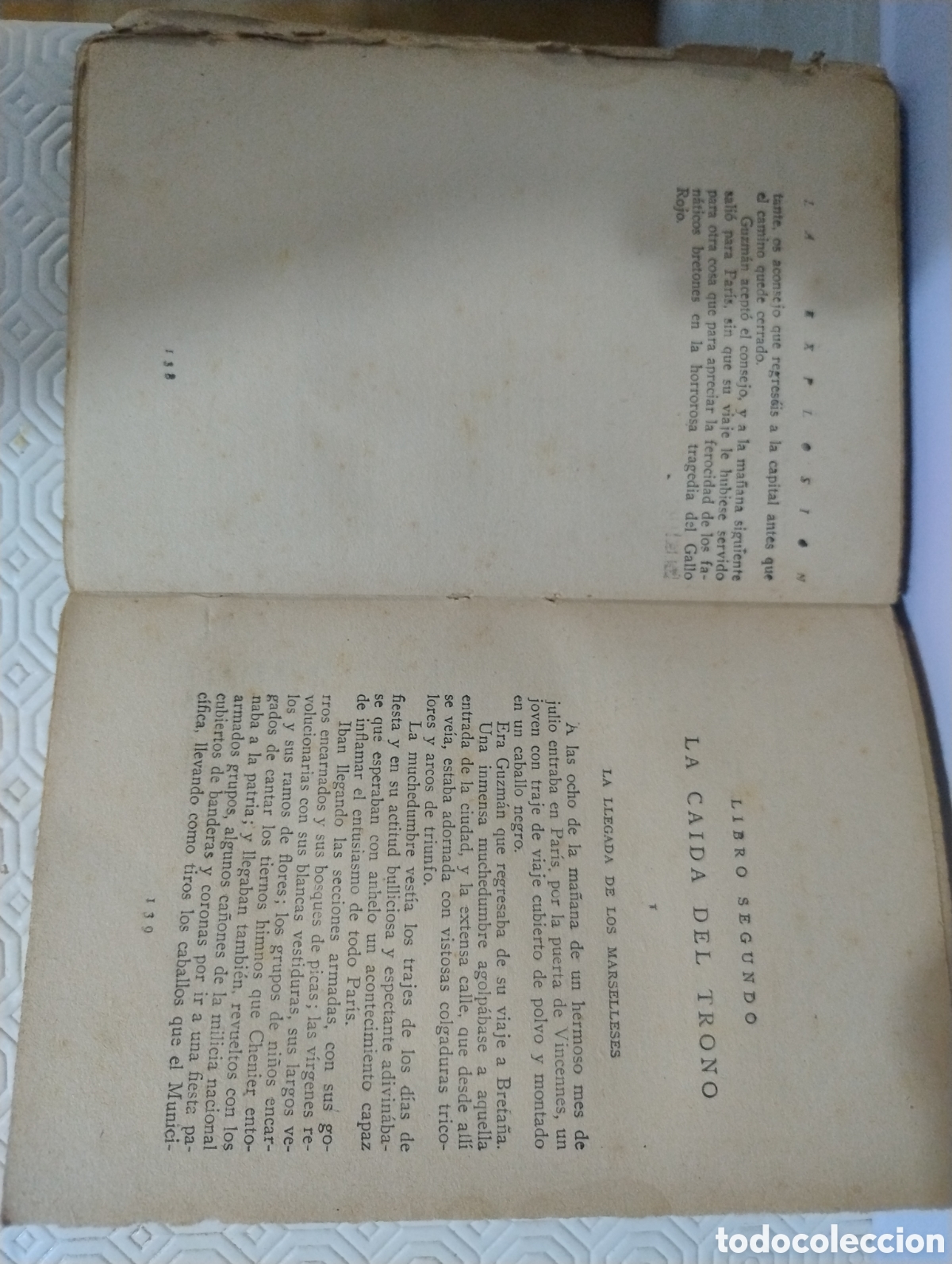 Libros antiguos: La explosi&oacute;n Vicente Blasco Ib&aacute;&ntilde;ez editorial cosmopolis - Foto 8