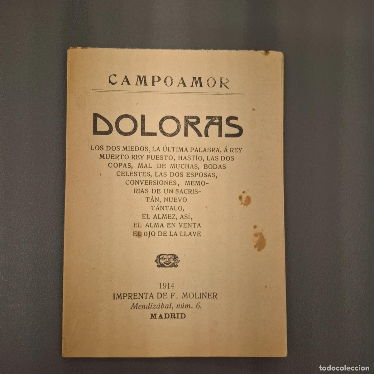 Libros antiguos: Doloras - Campoamor - 1914 - Foto 1