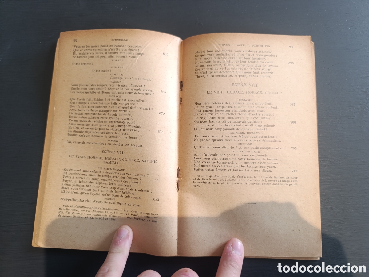 Libros antiguos: CORNEILLE. HORACE NOTICES ET NOTES Paris - Foto 3