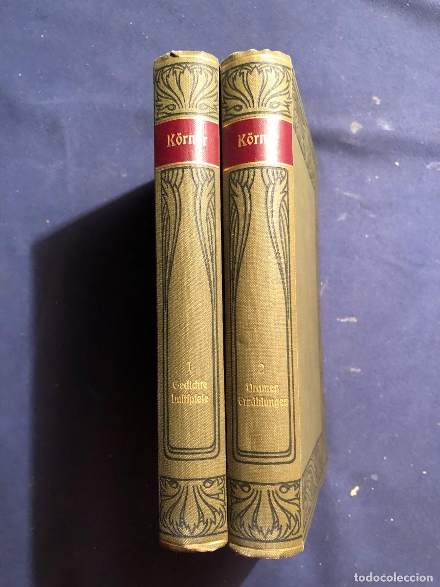 Libros antiguos: K&Ouml;RNER: - WERKE (2 VOL&Uacute;MENES) - (1893) - Foto 1