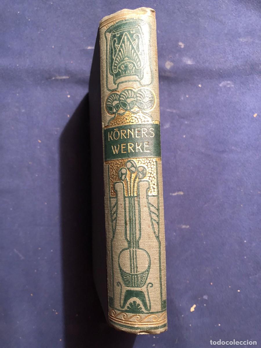 Libros antiguos: K&Ouml;RNER: - S&Auml;MTLICHE WERKE (2 TOMOS EN 1 VOLUMEN) - (C.1900) - Foto 1