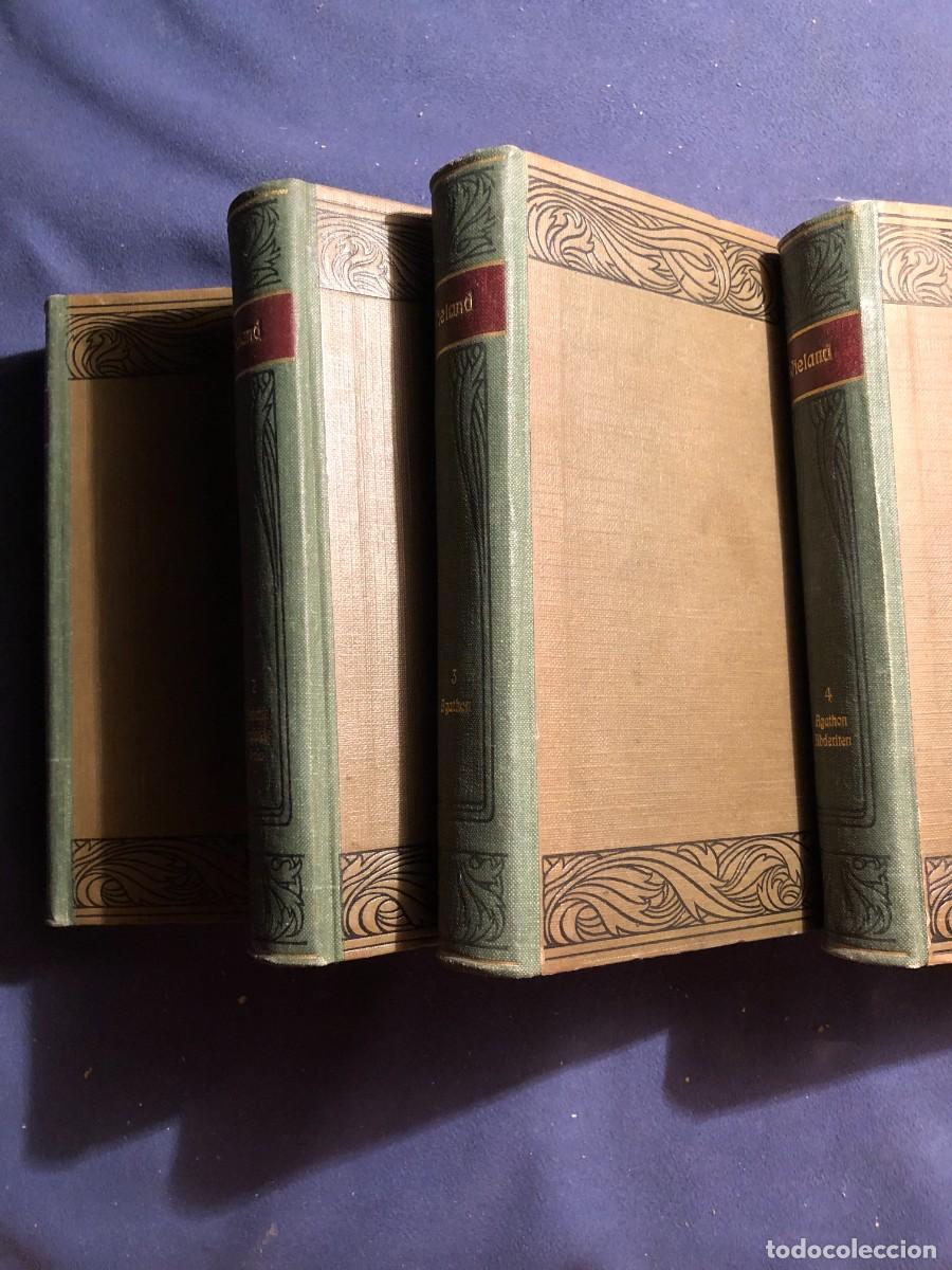 Libros antiguos: WIELAND: - WERKE (4 VOL&Uacute;MENES) - (1900) - Foto 2