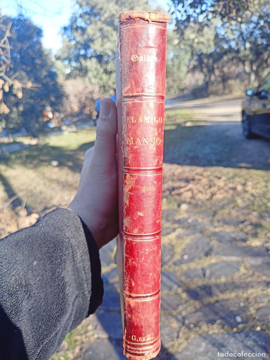 Libros antiguos: El Amigo Manso, primera edici&oacute;n, 1882 - Foto 1