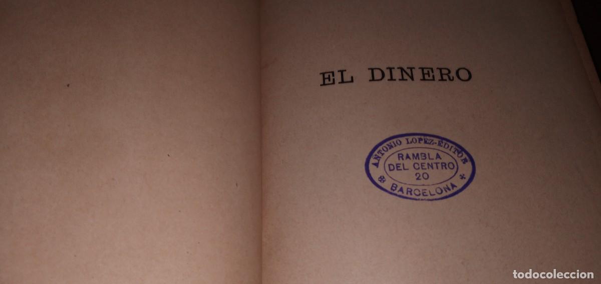 Libros antiguos: El dinero Zola tomo I - Foto 2