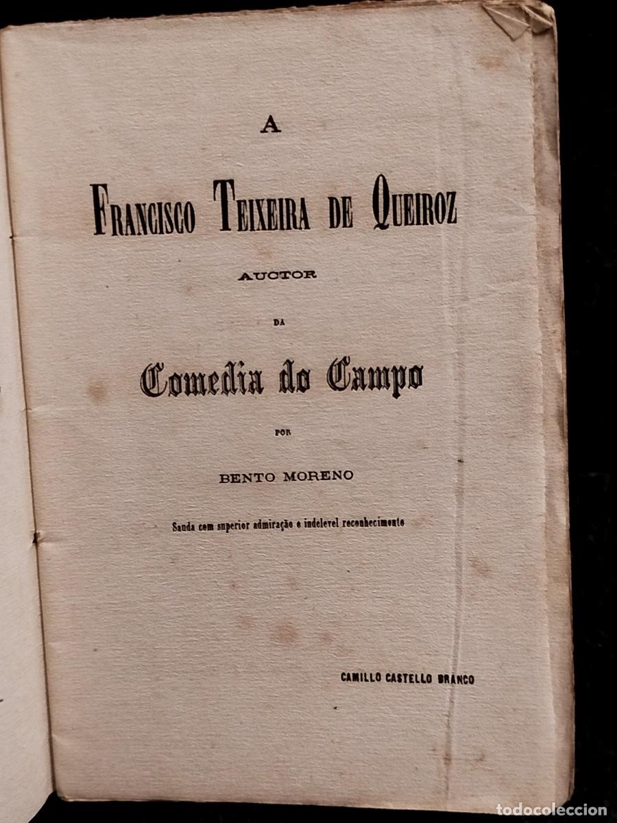 Libros antiguos: 1876. A morgada de Romariz. Camillo Castello Branco. - Foto 3