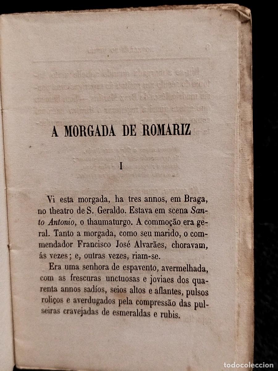 Libros antiguos: 1876. A morgada de Romariz. Camillo Castello Branco. - Foto 4