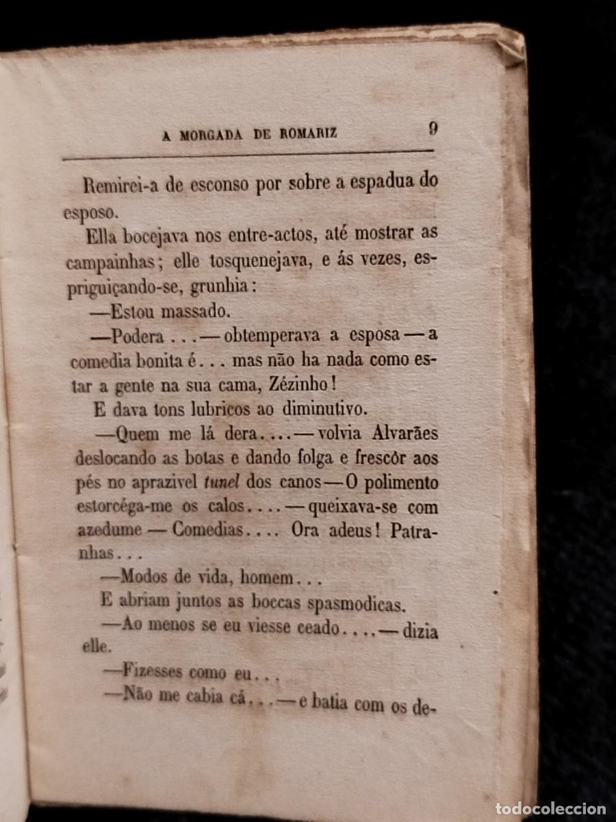 Libros antiguos: 1876. A morgada de Romariz. Camillo Castello Branco. - Foto 5