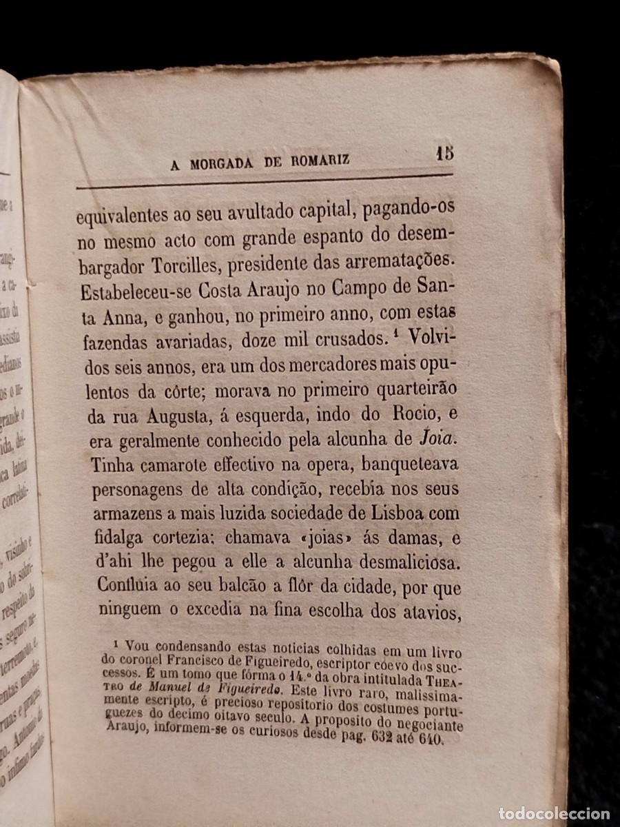 Libros antiguos: 1876. A morgada de Romariz. Camillo Castello Branco. - Foto 6