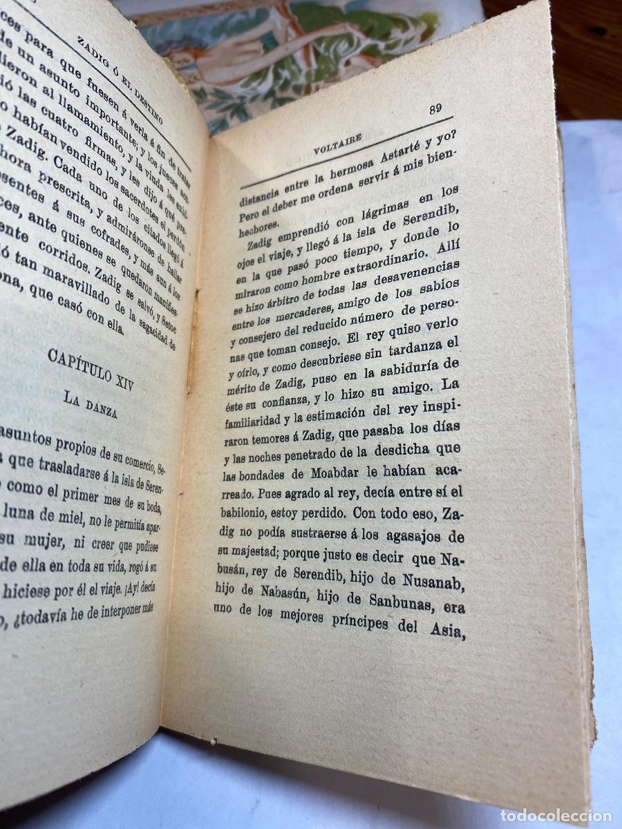 Libros antiguos: ZADIG. VOLTAIRE . COLECCION DIAMANTE 92 - Foto 3