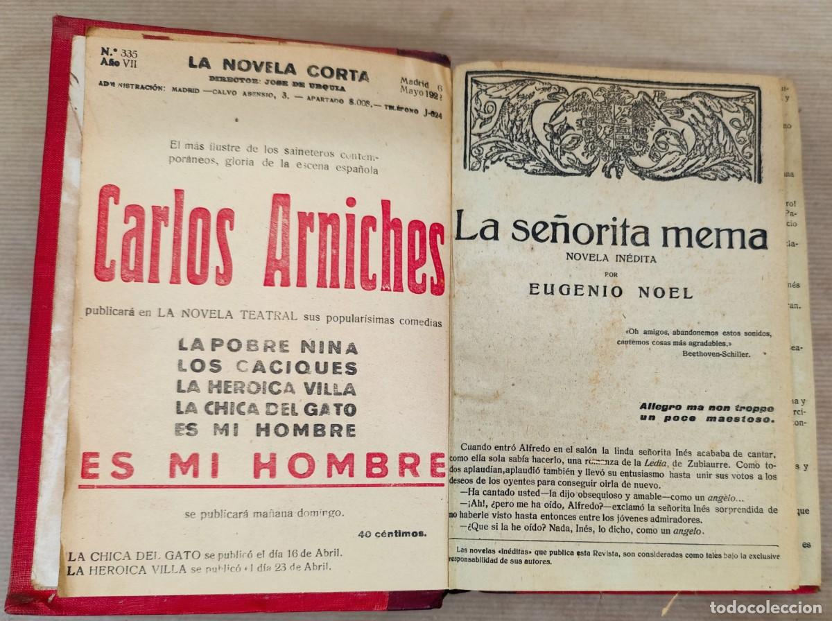 Libros antiguos: RECOPILATORIO LA NOVELA CORTA 1918 - Foto 4