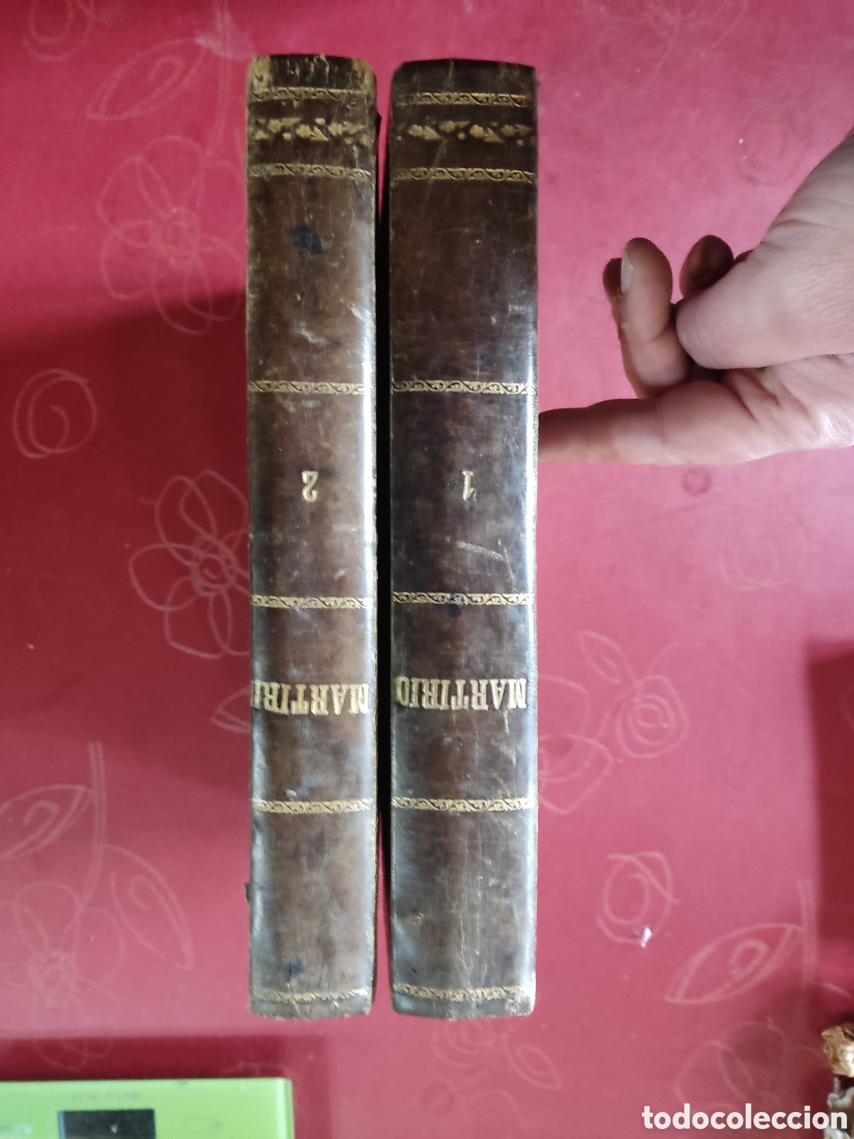 Libros antiguos: Martirio 2 vol&uacute;menes ( Adolfo D Ennery ) - Foto 2