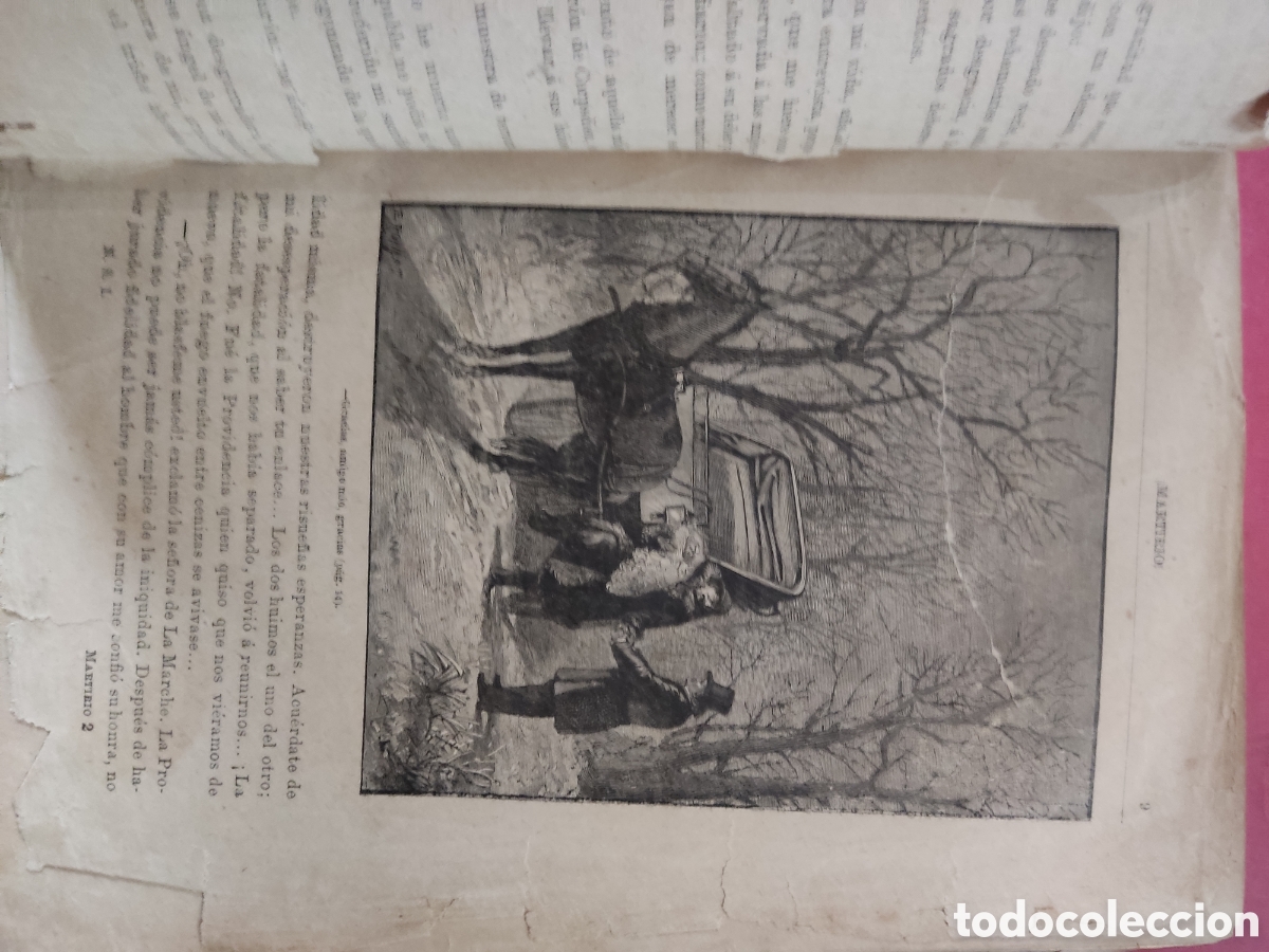 Libros antiguos: Martirio 2 vol&uacute;menes ( Adolfo D Ennery ) - Foto 5