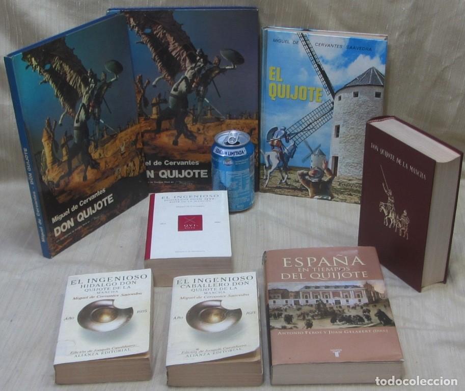 Libros antiguos: 12 Libros de MIGUEL DE CERVANTES SAAVEDRA y referentes. - Foto 11