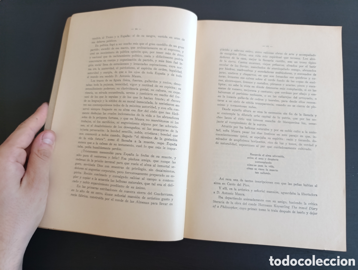 Libros antiguos: Discurso de Leopoldo Eijo Garay. Mayo de 1927. Madrid . - Foto 2