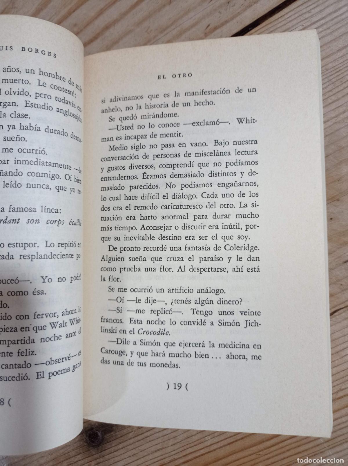 Libros antiguos: 1975 - JORGE LUIS BORGES. El Libro de Arena - PRIMERA EDICI&Oacute;N - Foto 3