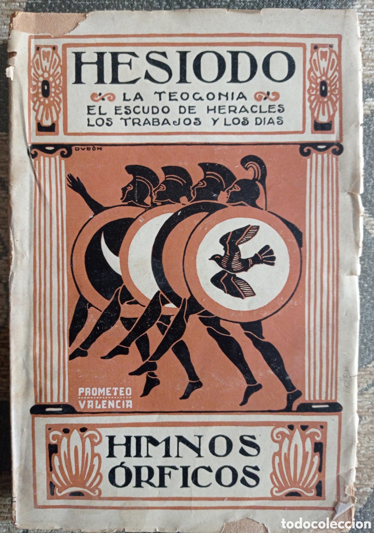 Libros antiguos: OBRAS DE HES&Iacute;ODO- HIMNOS &Oacute;RFICOS. - Foto 1