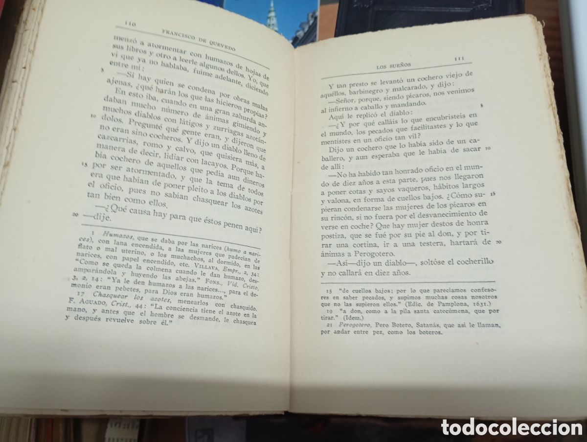 Libros antiguos: Quevedo, II, Los sue&ntilde;os - Foto 3