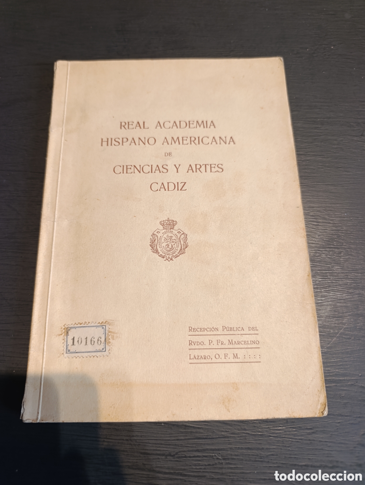 Libros antiguos: Discurso de D. Marcelino L&aacute;zaro el 31 de enero de 1926 - Foto 1