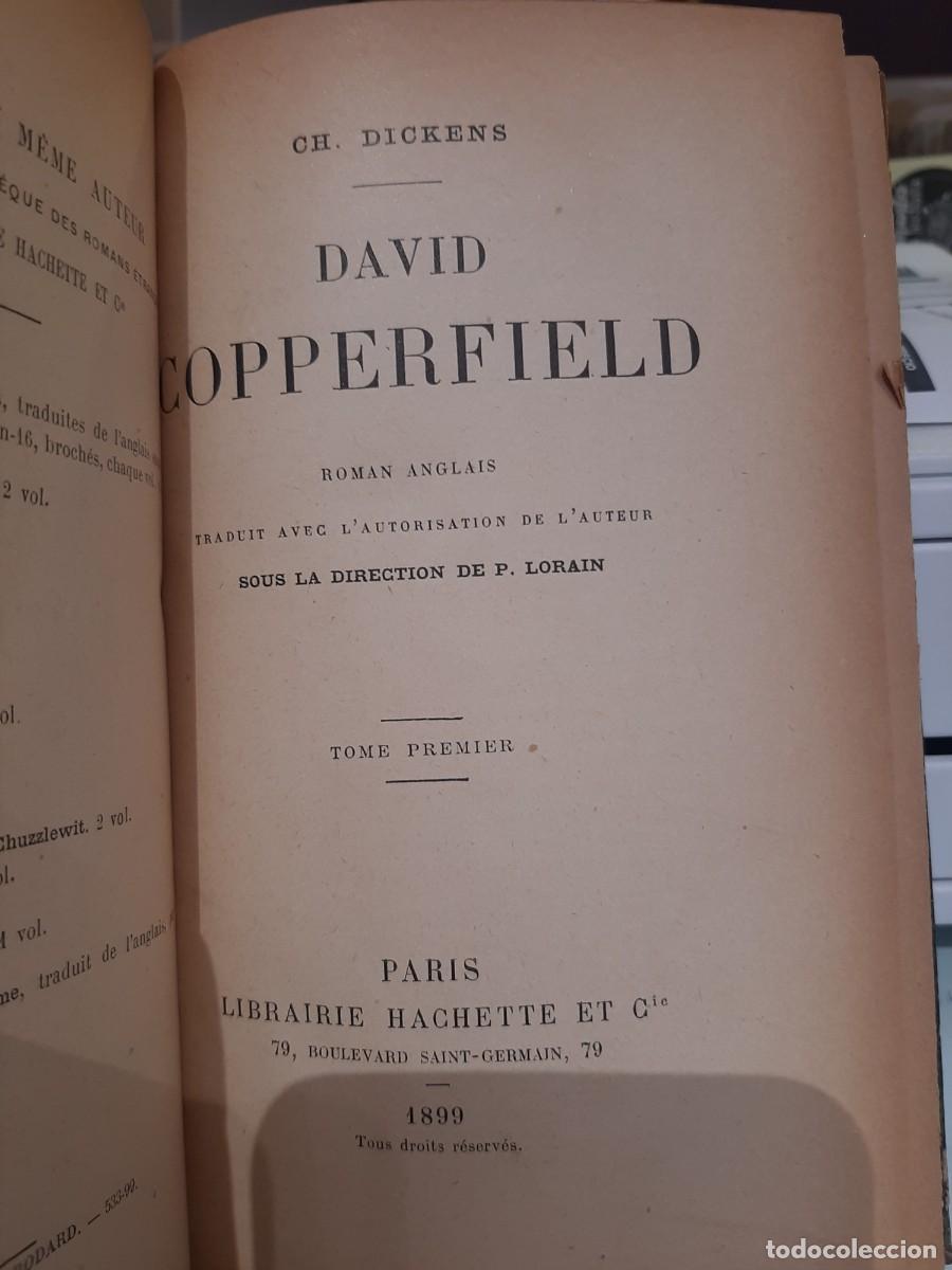 Libros antiguos: Charles Dickens. David Copperfield. 2 Vols. - Foto 4