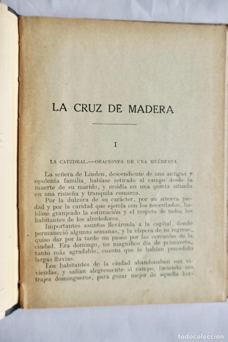 Libros antiguos: LA CRUZ DE MADERA - CRISTOBAL SCHMID - BIBLIOTECA SELECTA- 54 - Foto 2