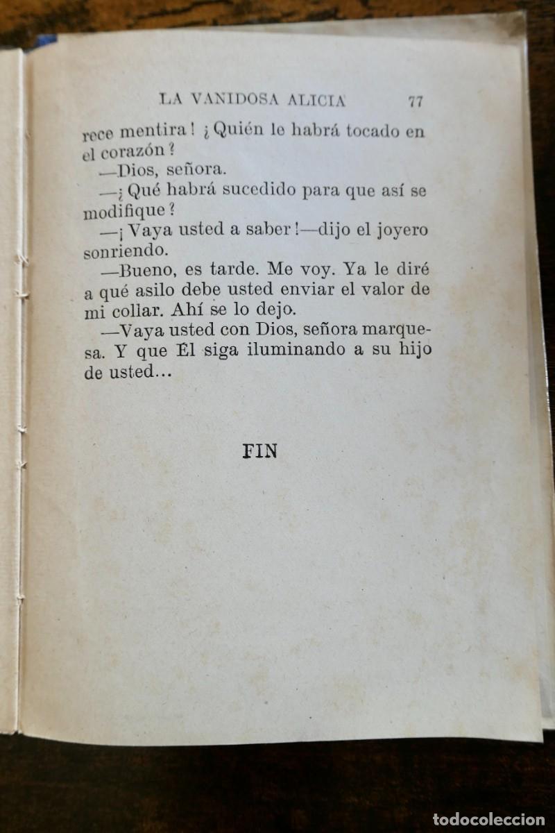 Libros antiguos: BIBLIOTECA SELECTA - LA VANIDOSA ALICIA - RAMON SOPENA - Foto 4